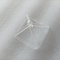 Pyramides chantantes en cristal de quartz transparent haut de gamme personnalisées pour la guérison sonore