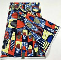 Tissu en coton peigné tissé ignifuge de qualité supérieure, imprimé batik africain, pour vêtements de filles et garçons, mode sénégalaise, robes et literie