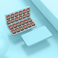 Étui pour 24 cartes de jeu pour N Switch, coque portable, fermeture magnétique puissante, boîte de rangement pour cartes de jeu Switch