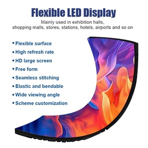 Modulo LED Flessibile VORTEX Anti-interferenza <span class=keywords><strong>di</strong></span> Segnale P1.2, Pannello Curvo Stabile per Musei Storici e Pareti Culturali Digitali - Product Image 2