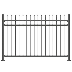 Hàng rào bài vườn hàng rào gang hàng rào rèn kẽm thép hàng rào Bảng điều khiển sắt hàng rào tấm đen hình ống nhôm hàng rào - Product Image 5