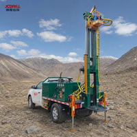Foreuse carottière montée sur camion 150M multifonctionnelle avec tarière DTH pour l'exploration minière et les études géologiques