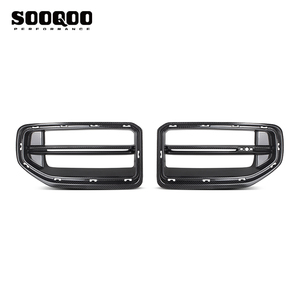 Rejilla de Parachoques Delantero de Repuesto de Fibra de Carbono Prepreg SOOQOO V3 para <span class=keywords><strong>BMW</strong></span> M2 G87 Compatible con el Emblema Original LCI - Product Image 1