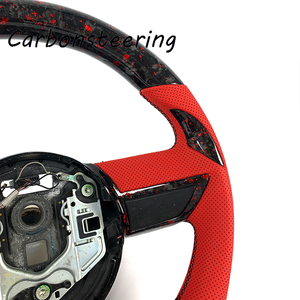 Volant en fibre de carbone forgée avec broderie personnalisée pour <span class=keywords><strong>Chevrolet</strong></span> <span class=keywords><strong>Camaro</strong></span> 5ème génération <span class=keywords><strong>SS</strong></span> <span class=keywords><strong>V6</strong></span> LS LT 2008-2011, ajustement OEM, amélioration de l'intérieur - Product Image 4