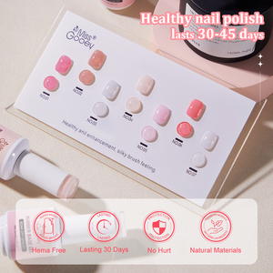 Miss Gooey Esmalte en Gel 2 en 1, <span class=keywords><strong>Base</strong></span> de Goma <span class=keywords><strong>UV</strong></span>/LED, 7 Colores, Sin HEMA, Gel <span class=keywords><strong>Base</strong></span> de Goma, Fabricante OEM/ODM, Esmalte de Uñas en Gel de 15ml - Product Image 5