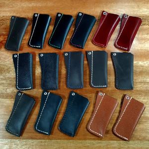 Étui de rangement pour briquet en cuir personnalisé, style japonais et coréen, étui de protection créatif pour briquet d'extérieur, personnalisable - Product Image 1