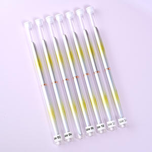 แปรงอะคริลิคด้ามโลหะไล่เฉดสีฤดูร้อน ขน Kolinsky Sable ขนาด 6 8 10 12 14 สำหรับอุปกรณ์ช่างทำเ<span class=keywords><strong>ล</strong></span>็บ <span class=keywords><strong>แนะนำ</strong></span>เป็นอย่างยิ่ง - Product Image 4