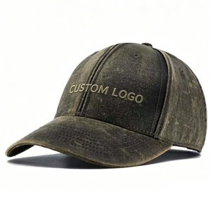 Gorra de Béisbol Bordada Personalizada, de Lona Encerada Lavada, Ajustable, de Perfil Bajo, Estilo Golf Dad Hat, para Hombre y Mujer - Product Image 1
