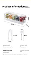 Plateau de service isotherme pour condiments avec 5 récipients et couvercles séparés, et plats amovibles