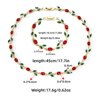 Bracelets et collier Resoul Tulip, bracelet en cristal, collier en strass, ensembles de bijoux de mariage tendance