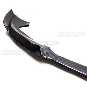 Ensemble de 3 pièces pour Jeep Grand Cherokee SRT 2013-2016 SRT8 2012-2013 2015-2016, séparateur de pare-chocs avant, style fibre de carbone, blanc - Product Image 4