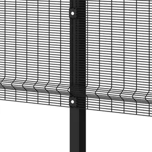 Sudáfrica 2,4 metros de ancho Clearvu Anti Climb 358 valla de seguridad con poste cuadrado de 60mm x 60mm a la venta