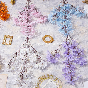 Bouquets d'orchidées artificielles Yixuan, fleurs en soie, décorations pour mariage et maison - Product Image 5
