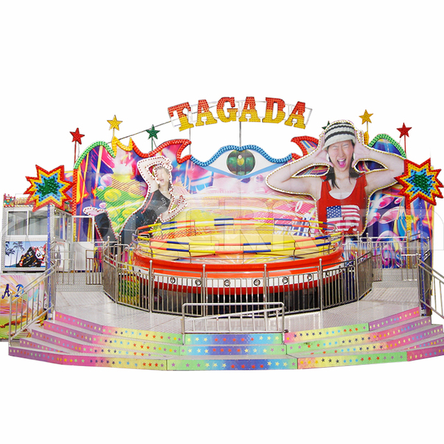 Modern MDT30Z Disco Tagada Ride-FRP+Steel Construction 12-Month Warranty 24/30 Persons Capacity for Amusement Parks Game Centers
