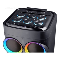 Enceinte karaoké portable MT-1202 de 12 pouces, enceinte de fête extérieure avec LED RGB