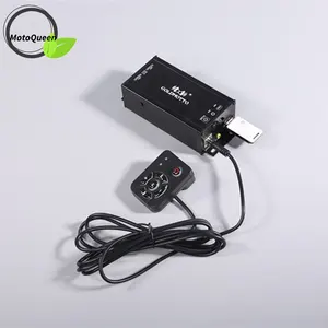 Mini amplificador para motocicleta, 12V, Audio con carga USB, radio FM, Bluetooth, Compatible con sistema de sonido y música, altavoces