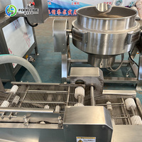 1000kg/uur Hoge Capaciteit Grote Continue Productielijn voor Kipnuggets