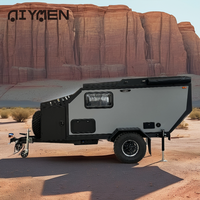 Mini-remorques de voyage de luxe pour le camping en plein air, remorques utilitaires pour les campeurs tout-terrain