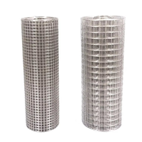 Rouleau de grillage soudé galvanisé 12,7x12,7 mm pour cage d'élevage de cailles