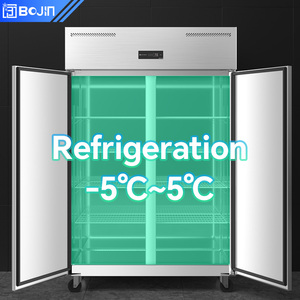 Refrigerador Comercial BoJin de <span class=keywords><strong>2</strong></span> <span class=keywords><strong>Puertas</strong></span>, Gran Capacidad, Refrigerador Horizontal de Una Sola Temperatura, Acero Inoxidable, Pantalla LED, Ahorro de Energía - Product Image 5