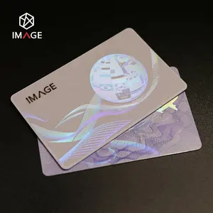Beveiligings Hologram Pvc/Petg/Huisdier Overheid ID-Kaart Met Rfid Chips