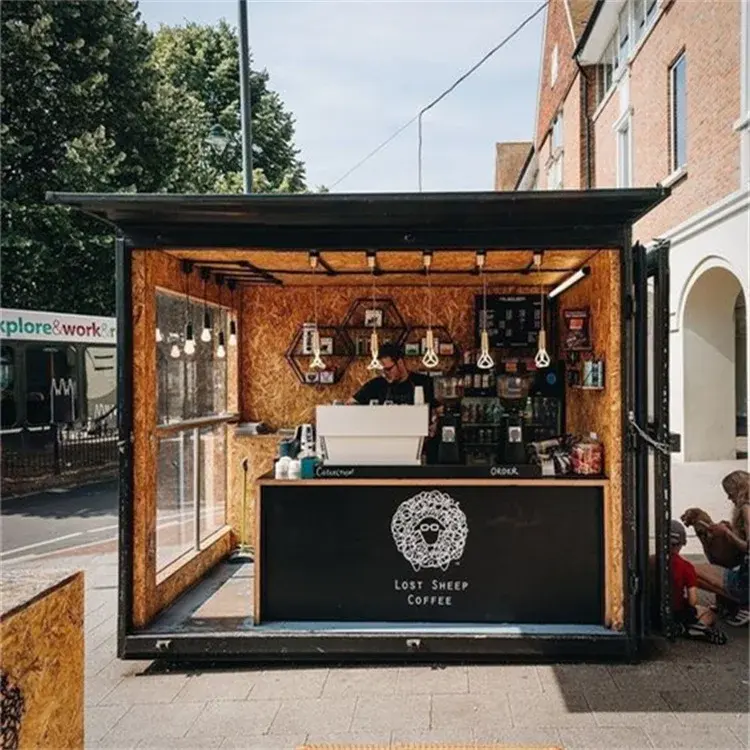 Profession elle maßge schneiderte Container Coffee Shop Bar Fast-Food-Restaurant Store Kiosk Stand
