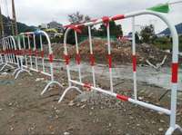 Barandas de Seguridad de Aluminio Baifa, Barreras de Control de Multitudes, Luces Reflectantes de Grado Ingeniería, Recubrimiento en Polvo, Altura Personalizada