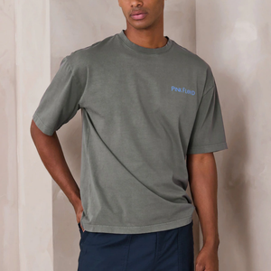 T-shirt vintage personnalisé 240 g/m² Streetwear avec logo personnalisé, col rond, pour hommes, usage quotidien, impression par transfert thermique, grandes tailles, chemise tendance - Product Image 2