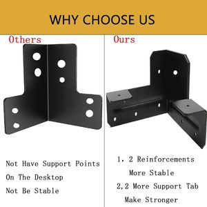 Kit de support de jambes d'établi supports d'angle de Table de travail pour Tables en bois personnalisées bricolage pergola de bois - Product Image 2