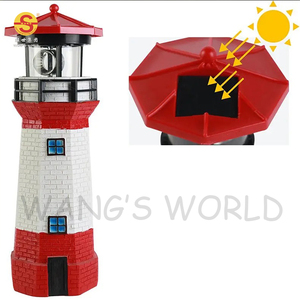 Impermeabile per esterno <span class=keywords><strong>solare</strong></span> rotante <span class=keywords><strong>faro</strong></span> caldo bianco LED <span class=keywords><strong>luce</strong></span> IP68 giardino luci da parete Patio paesaggio arredamento alimentato <span class=keywords><strong>a</strong></span> batteria - Product Image 2