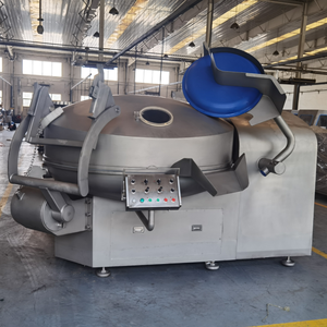 Coupe-vacuum industriel commercial pour viande 550L, mélangeur automatique de viande pour saucisses, hachoir à grande vitesse, mélangeur de découpe - Product Image 1