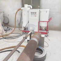 Machine de sablage à récupération automatique par pression Jichuan, garantie 1 an, construction métallique/enroulable, respectueuse de l'environnement, PLC