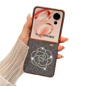 Coque de protection 3D Bling Diamant Scintillant pour Huawei P50 Pocket, Pocket 2, Honor Magic V Flip - Product Image 1