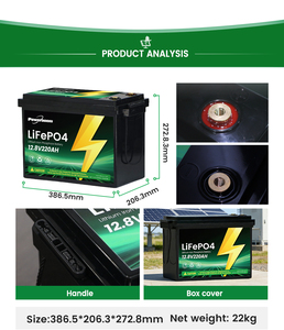 Batería de Litio Ferrofosfato de Ciclo Profundo Solar Split de 12.8V 220Ah para Almacenamiento de Energía en el Hogar - Product Image 2