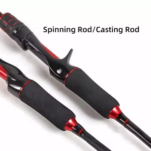 Vara de Pesca Ultraleve de 1.8m 2.1m 2.4m com 2 Seções em Fibra de Carbono para Molinete ou Carretilha para Carpa, Robalo e Bagre - Product Image 3