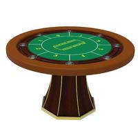 YH 48 pouces Texas Hold Em Poker Table Casino Home Games Gambling Mesas De Juegos Private Poker Room Equipment