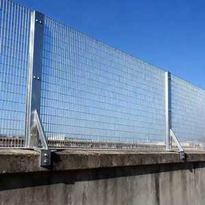 Panneaux de clôture de sécurité en acier anti-escalade, revêtus de poudre, soudés, 2 m de <span class=keywords><strong>hauteur</strong></span>, pour la défense du périmètre extérieur - Product Image 6