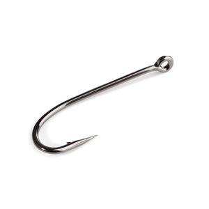 Hameçons circulaires de pêche en eau salée 2 #4 #6 # <span class=keywords><strong>Hameçon</strong></span> de pêche leurre avec barbe pour la pêche à la mouche au leurre Idéal pour le poisson-chat dans les rivières - Product Image 2