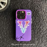 Coque de téléphone tendance et personnalisée à dégradé pour iPhone 17 16 13 Pro Max 12 Mini 11 Pro Xs Xr - Coque de protection élégante Vrunk