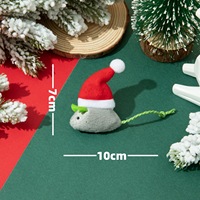 Jouet interactif pour animaux de compagnie en peluche écologique classique de Noël 2026 pour chats, chiens et petits animaux - Vente en gros directe d'usine