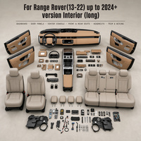 Kits d'aménagement intérieur pour tableau de bord et panneaux de porte, kits de conversion intérieure pour Range Rover 2013-2022, mise à niveau vers la version 2024+ Intérieur Long
