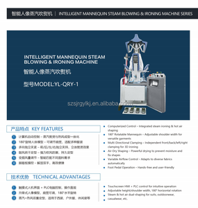 Коммерческая Прачечная одежда паровой манекен верхняя гладильная машина для одежды гладильная машина - Product Image 6