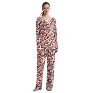 New Arrival Christmas Holidays <strong>Clothing</strong> <strong>Set</strong> Women Men Pajamas Couple <strong>Family</strong> Print Pajamas <strong>Sets</strong> - Product Image 5