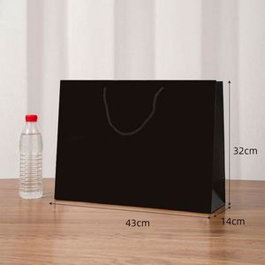 Bolsa de Compras de Papel Kraft con Logotipo Personalizado de Alta Calidad, con Asa, al por Mayor, para Empaque de Regalos, Bolsas de Papel Promocionales - Product Image 3
