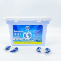 Dosettes détergentes jetables Active Enzyme 3 4 5 en 1 Fabricant de capsules de lessive pour l'élimination des taches d'huile contre les acariens