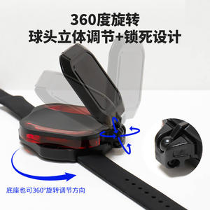 Rétroviseur intelligent pour vélo avec rotation à 360 degrés, design détachable, montage universel sur guidon, miroir convexe en plastique - Product Image 4