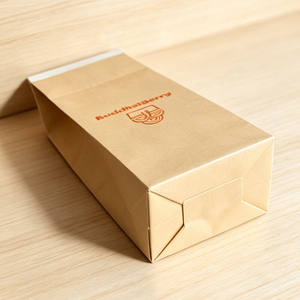 Custom Printed Kraft Paper <b>Bag</b> with Tin Tie Food Grade Stand Up Biodegradable <b>Bag</b> for Coffee Tea bread packaging - Product Image 4