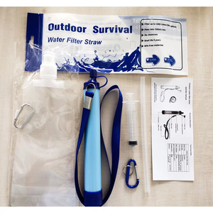 GANYU - Filtro de <span class=keywords><strong>Agua</strong></span> Personal Ligero de 1000L, Mini Pajita UF para Camping, 0.01 Micras, PVC+Plástico, Kit de Supervivencia al Aire Libre, <span class=keywords><strong>Agua</strong></span> de Emergencia - Product Image 2