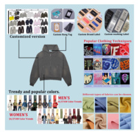 Sweat à capuche unisexe surdimensionné en coton 100% super épais 450 GSM et 500 GSM avec poche latérale pour couples, impression numérique
