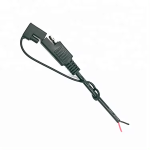 18AWG SAE-Stecker Kabelbaum SAE 2-poliger Stecker an blankem Kupferkabel mit schwarzer Isolierung für Auto, Motorrad, Batterie - Product Image 4